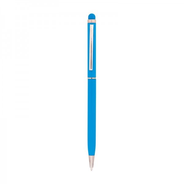 PS-20560 587 Turkuaz Metal Tükenmez Touchpen Kalem