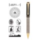 PS-22280 661-T 41 Besmele Kabartma Figürlü Metal Tükenmez Kalem PS-22280 661-T 41 Besmele Kabartma Figürlü Metal Tükenmez Kalem