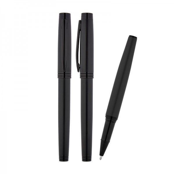 PS-23014 1216-R Siyah Metal Roller Kalem