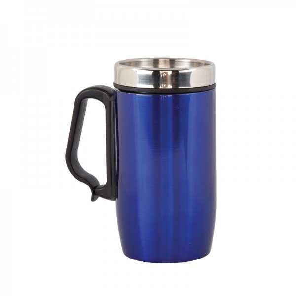 PS-21906 5304 Mavi Çelik Kupa / 240 Ml