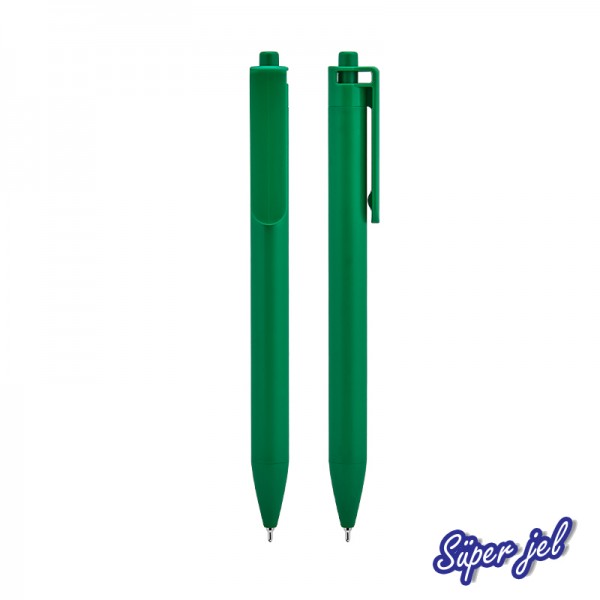 PS-23676 509 Yeşil Plastik Süper Jel Kalem