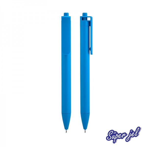 PS-23678 509 Turkuaz Plastik Süper Jel Kalem