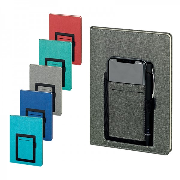 PS-20186 2420 Siyah-Füme Termo Deri Defter (ivory Kağıt)