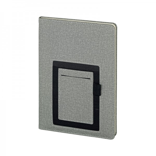 PS-20190 2420 Gri Termo Deri Defter (ivory Kağıt)