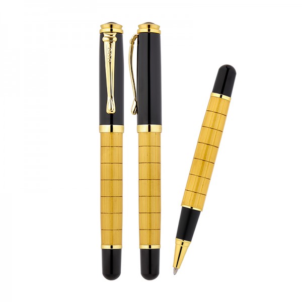 PS-22992 1214-R Gold Metal Roller Kalem