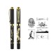 PS-20840 685-R Tuğra Kabartma Figürlü Metal Roller Kalem PS-20840 685-R Tuğra Kabartma Figürlü Metal Roller Kalem