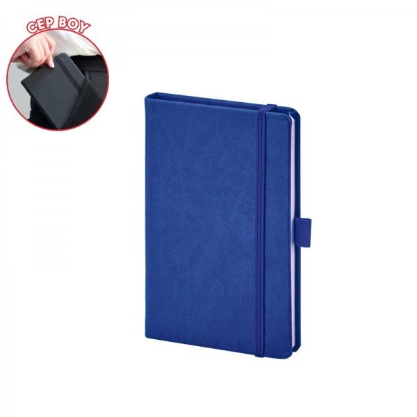 PS-17380 923-914 Lacivert Termo Deri Defter PS-17380 923-914 Lacivert Termo Deri Defter