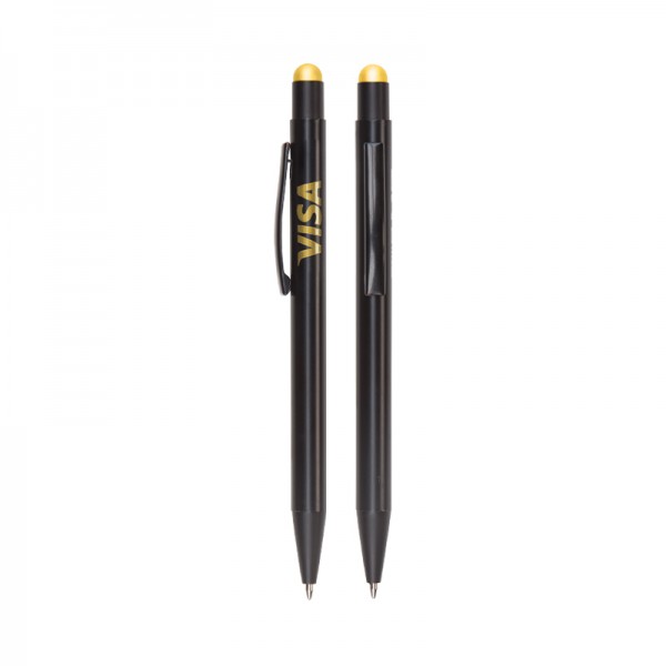 PS-24168 525 Gold Metal Tükenmez Touchpen Kalem