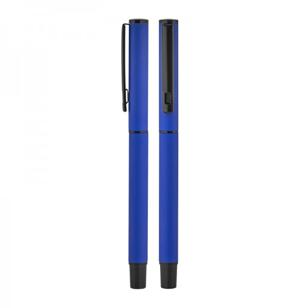 PS-24174 2025 BELEK Lacivert Metal Roller Kalem Süper Jel Refil (1023)