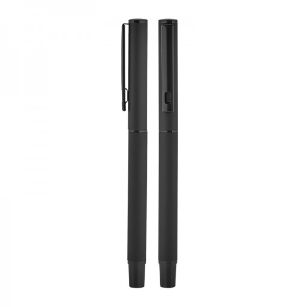 PS-24170 2025 BELEK Siyah Metal Roller Kalem Süper Jel Refil (1023)
