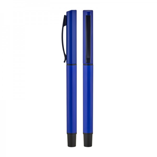 PS-24160 2024 FLORYA Lacivert Plastik Roller Süper Jel Kalem