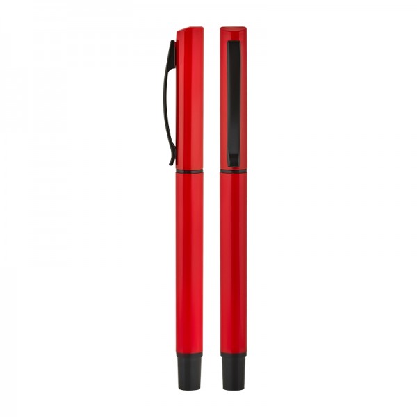 PS-24158 2024 FLORYA Kırmızı Plastik Roller Süper Jel Kalem
