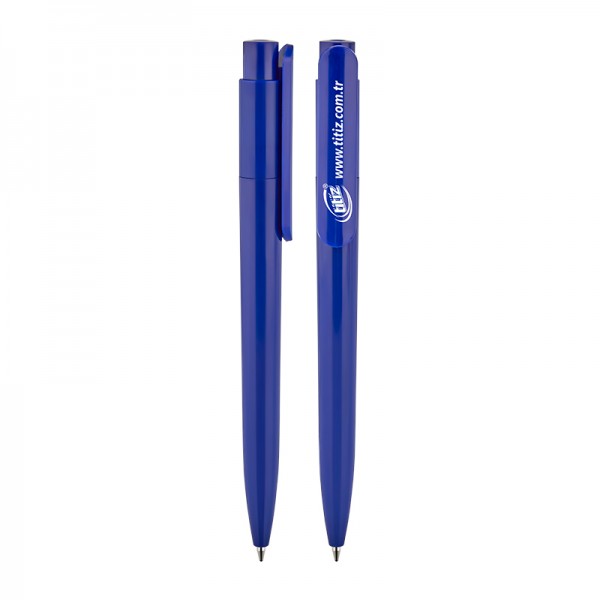 PS-24208 2026 Lacivert Plastik Tükenmez Kalem