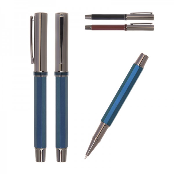 PS-24268 1103 Siyah Metal Roller Kalem