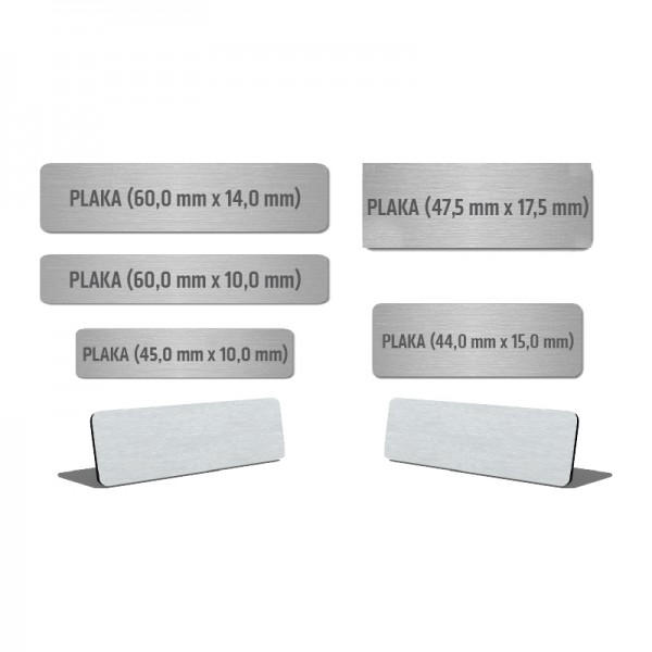 PS-22612 Metal Plaka-4510 Uni Metal Plaka