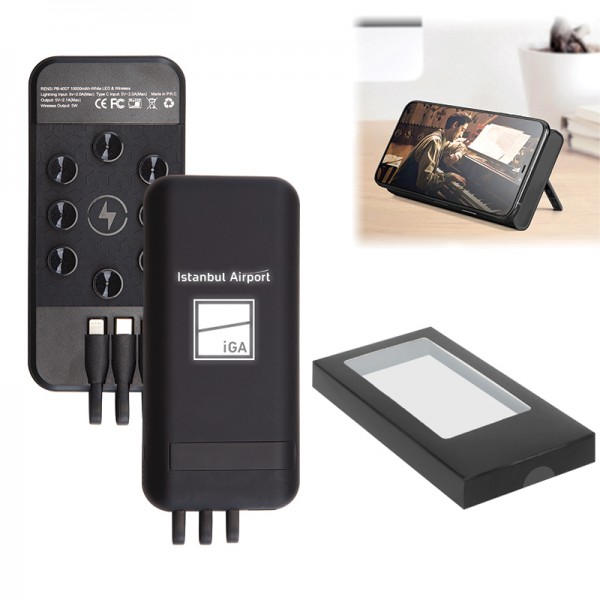 PS-22474 PB-4007 Siyah 10000 Mah Powerbank