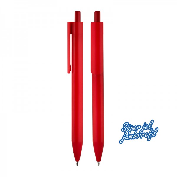 PS-24312 2027 Kırmızı Jumbo Jel Tükenmez Kalem