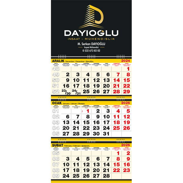 PS-41646 Gemici Takvim