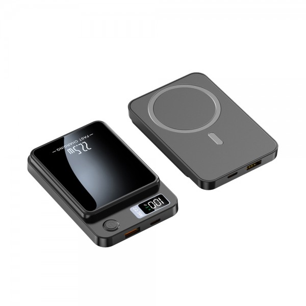 Ps-66 Si̇de 5.000 Mah Hizli şarj Magsafe Si̇yah Powerbank