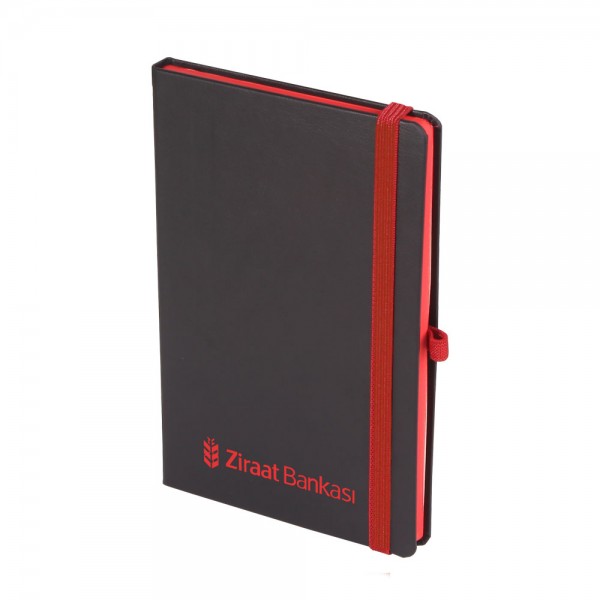 Ps-762 Tunali Kirmizi Tari̇hsi̇z Defter (13x21 Cm)