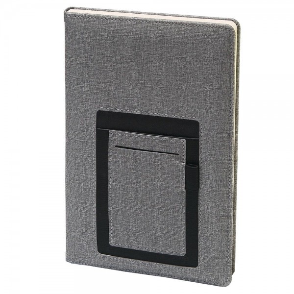 Ps-678 Meşruti̇yet Gri̇ Tari̇hsi̇z Defter (15x21 Cm)