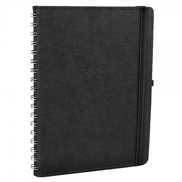 Ps-6670 Söğütözü Si̇yah Spi̇ralli̇ Tari̇hsi̇z Defter (17x24 Cm)