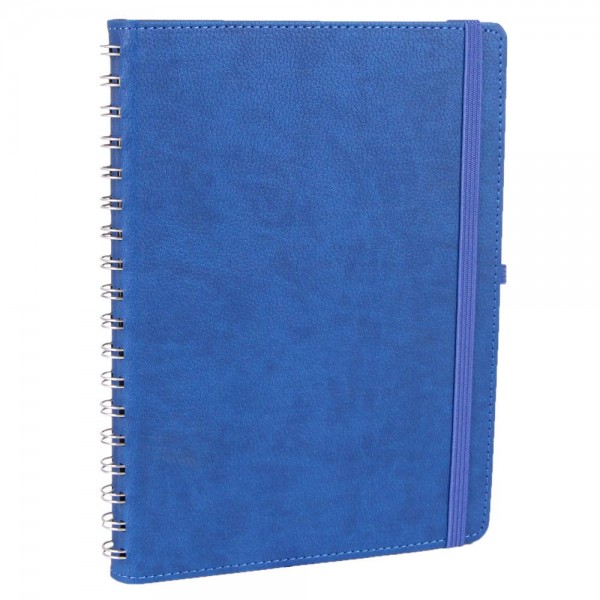 Ps-6674 Söğütözü Laci̇vert Spi̇ralli̇ Tari̇hsi̇z Defter (17x24 Cm)