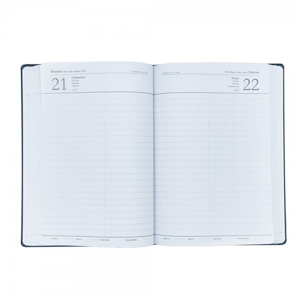 Ps-7082 Kiziltepe Si̇yah Ti̇cari̇ Ajanda (17x24 Cm)