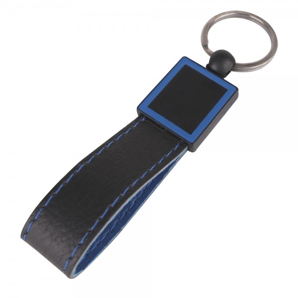 Ps-6406 Kaçkar Laci̇vert Deri̇ Anahtarlik