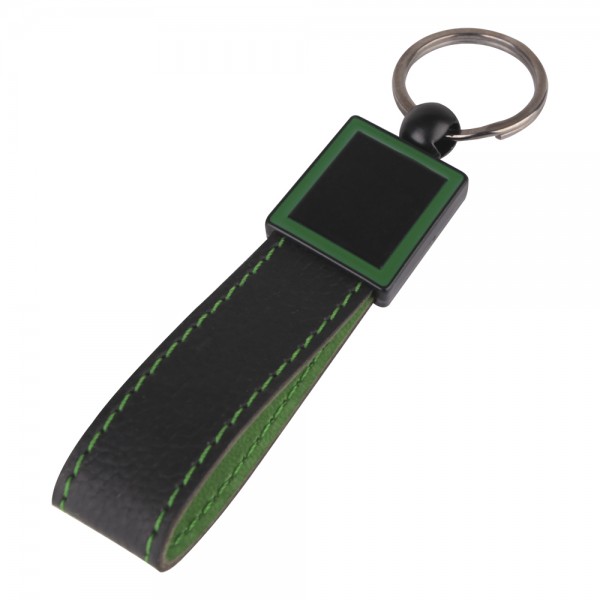Ps-6398 Kaçkar Yeşi̇l Deri̇ Anahtarlik