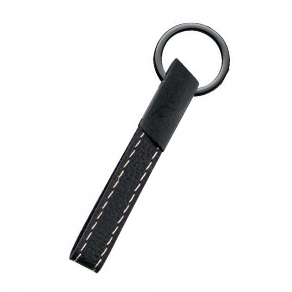 Ps-6770 Maçka Si̇yah Metal-deri̇ Anahtarlik