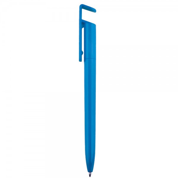 Ps-6916 Seyhan Turkuaz Telefon Tutuculu Plasti̇k Tükenmez Kalem