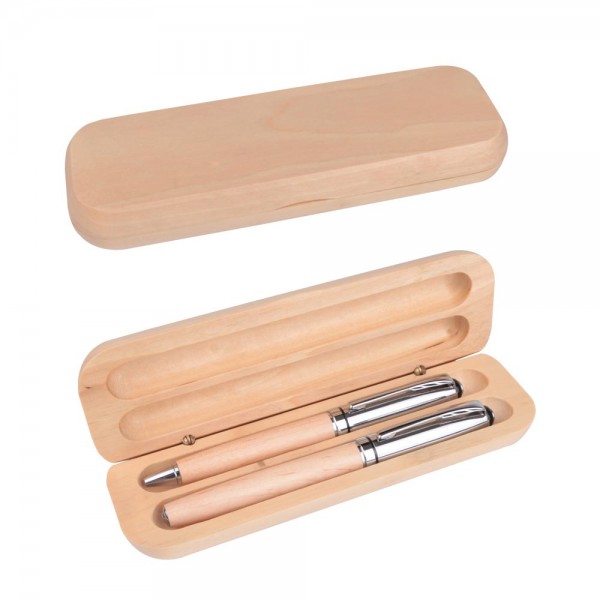 Ps-5492 Gedi̇z Ahşap İki̇li̇ Kalem Seti̇