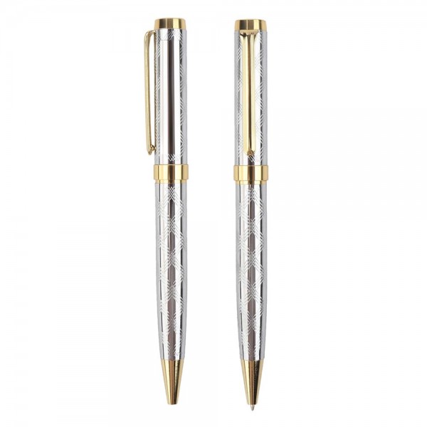 Ps-5564 çumra Gümüş  Metal Tükenmez Kalem