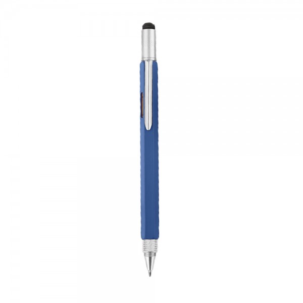 Ps-4286 Orta Laci̇vert Su Terazi̇li̇ Metal Tükenmez Kalem