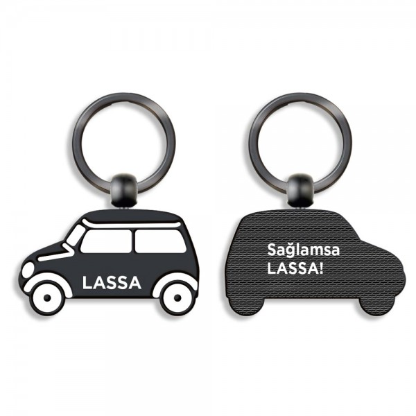 Ps-4294 Seyfi̇yaz Si̇yah çi̇ft Yön Metal Anahtarlik