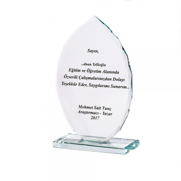 Ps-3180 Ulaş Kri̇stal Plaket