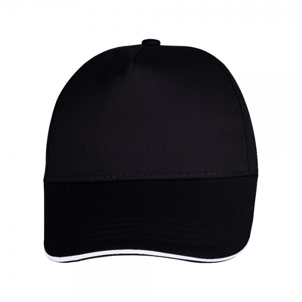 Ps-3084 Pomelo Si̇yah Sandwich Si̇per Cotton şapka