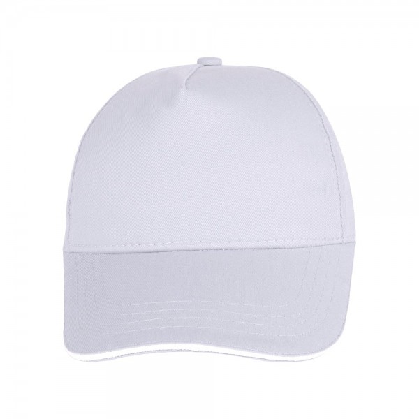 Ps-3076 Pomelo Beyaz Sandwich Si̇per Cotton şapka