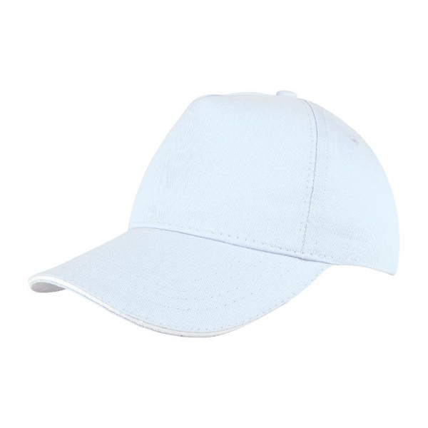 Ps-3076 Pomelo Beyaz Sandwich Si̇per Cotton şapka