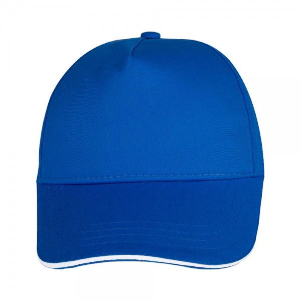 Ps-3082 Pomelo Saks Mavi̇ Sandwich Si̇per Cotton şapka