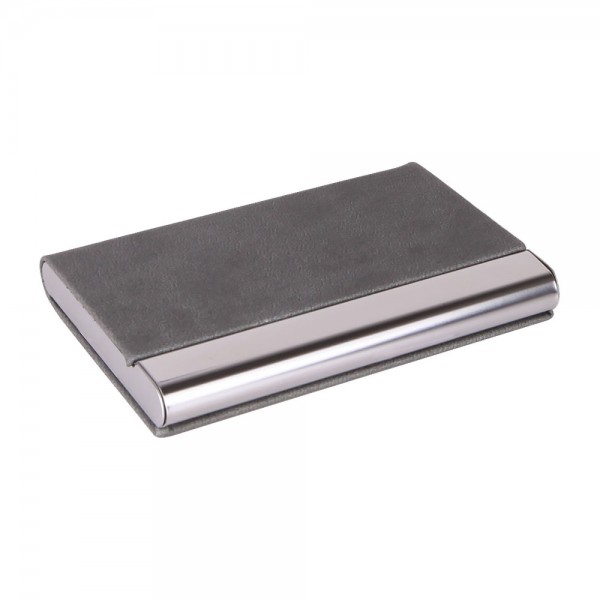 Ps-4318 Barlas Gri̇ Deri̇ Kartvi̇zi̇tli̇k