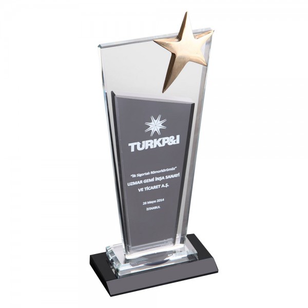 Ps-3166 İmranli Kri̇stal Plaket