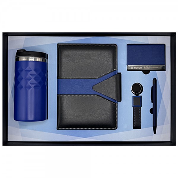 Ps-7126 Poyraz Laci̇vert Hedi̇yeli̇k Set