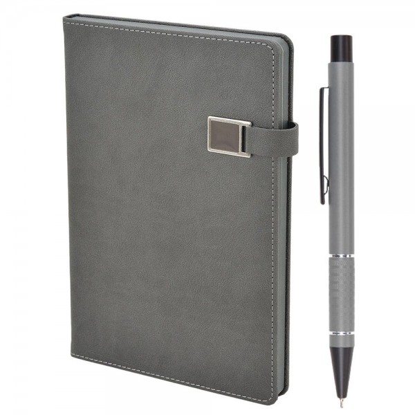 Ps-3716 Ezi̇ne Gri̇ Hedi̇yeli̇k Set