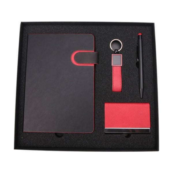 Ps-3708 Kargi Kirmizi Hedi̇yeli̇k Set