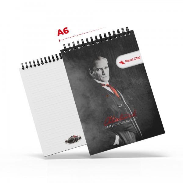 Ps-6938 Ala-29 Ata Spi̇ralli̇ A6 Bloknot