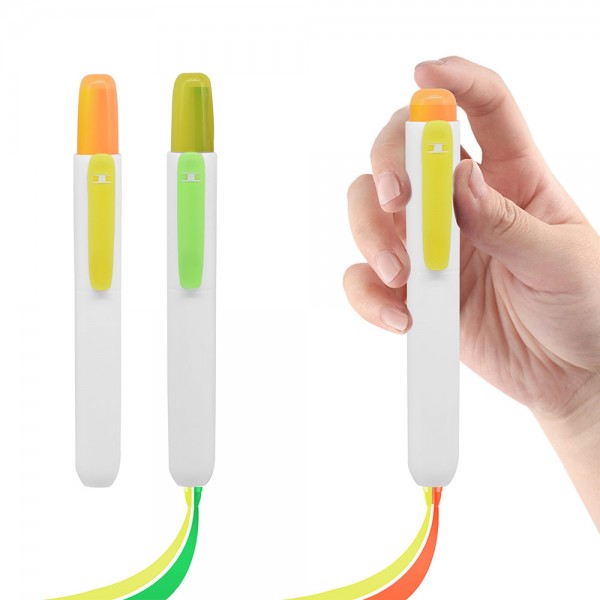 PS-30768 Basmalı İki Renkli Highlighter Kalem