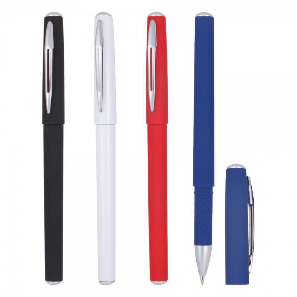 PS-1004 Rubber Gövde Plastik Roller Kalem