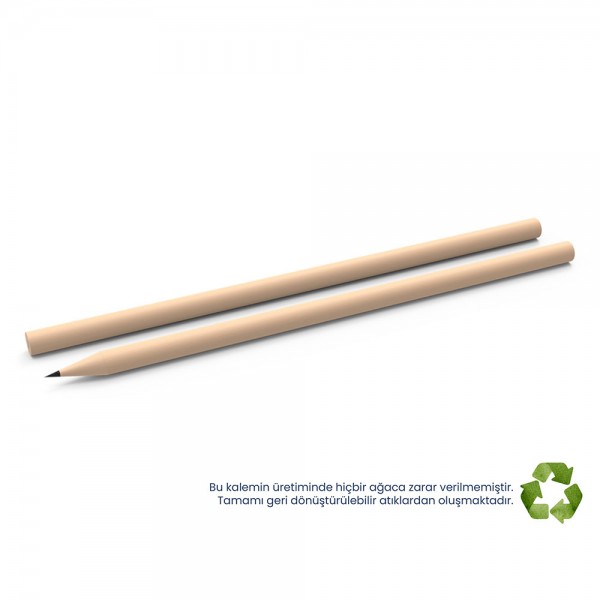 PS-30576 Yuvarlak Naturel Kurşun Kalem